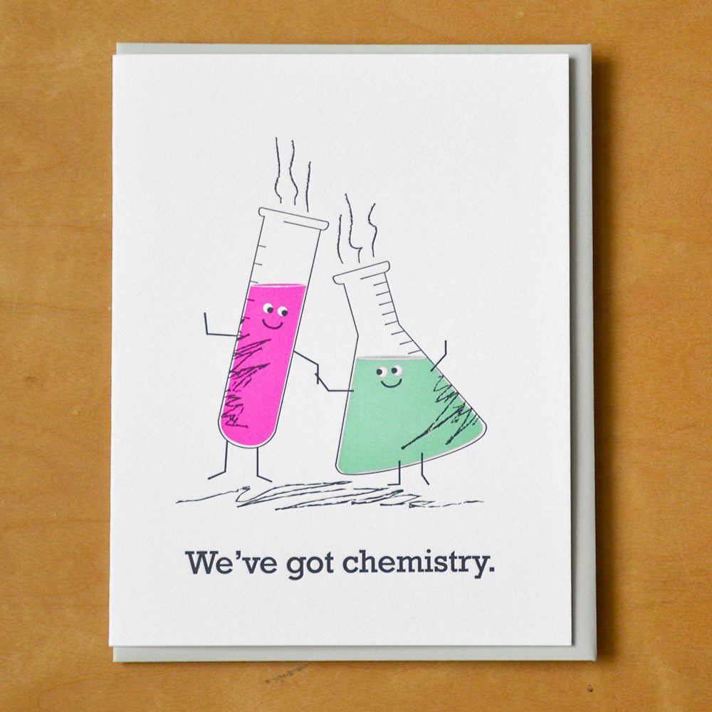 We've Got Chemistry - Greeting Card - Mellow Monkey