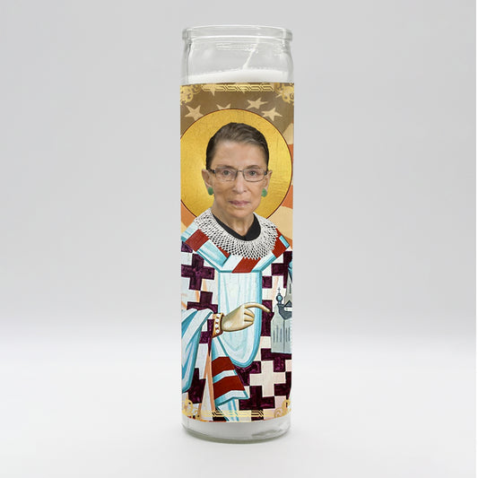 Ruth - Prayer Candle - Unscented - 8-in - Mellow Monkey