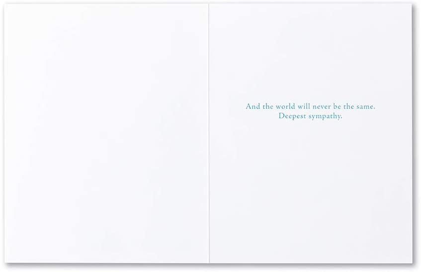 Positively Green Greeting Card - Sympathy - "They lived and laughed and loved and left. " by James Joyce - Mellow Monkey