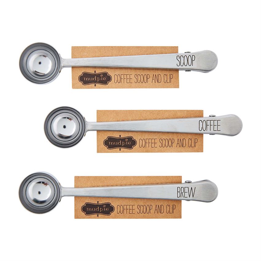Bistro Coffee Serving Spoon and Clip Combination - Mellow Monkey