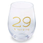 29 & Holding Stemless Wine Glass in Gift Box - Mellow Monkey