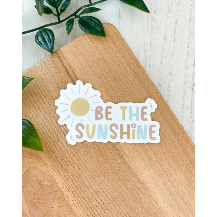 Be The Sunshine Sticker - Vinyl Decal Sticker - Mellow Monkey