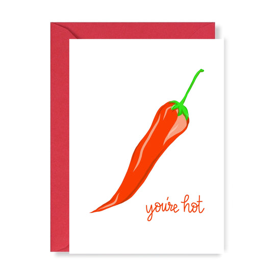 You're Hot Pepper Card - Mellow Monkey