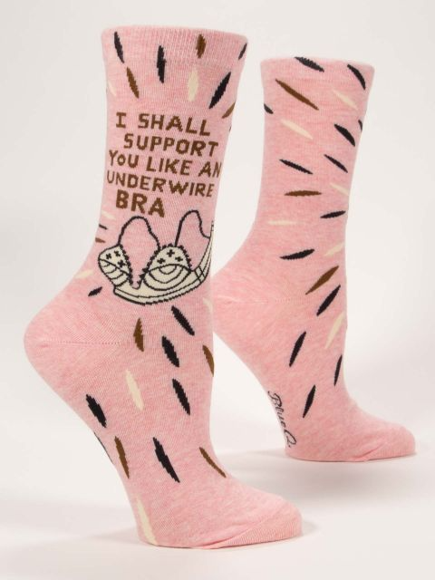 Underwire Bra - Women's Crew Socks - Mellow Monkey