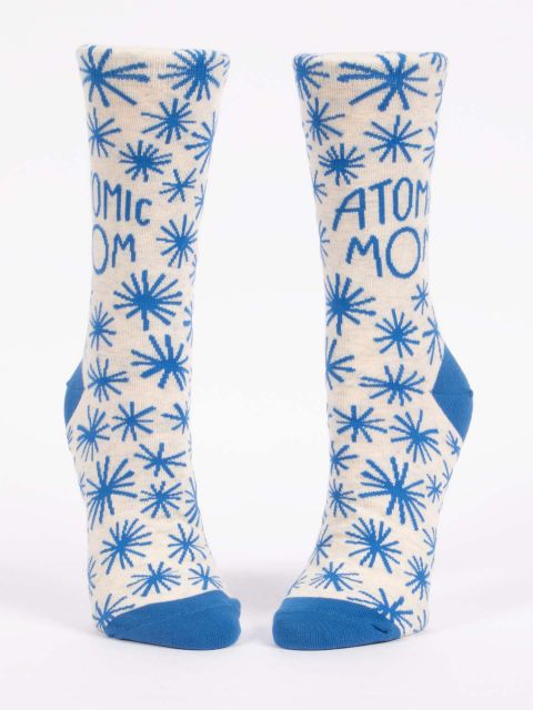 Atomic Mom - Women's Crew Socks - Mellow Monkey