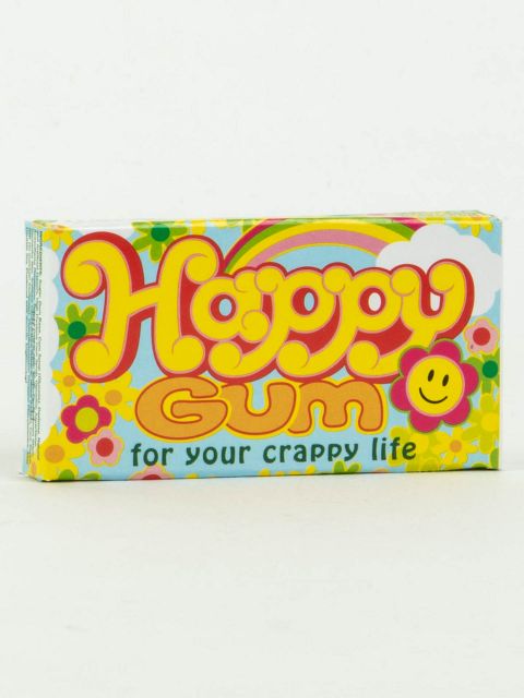 Happy Gum For Your Crappy Life - Fruit Flavored Gum - Mellow Monkey