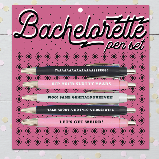 Bachelorette Pen Set - Mellow Monkey