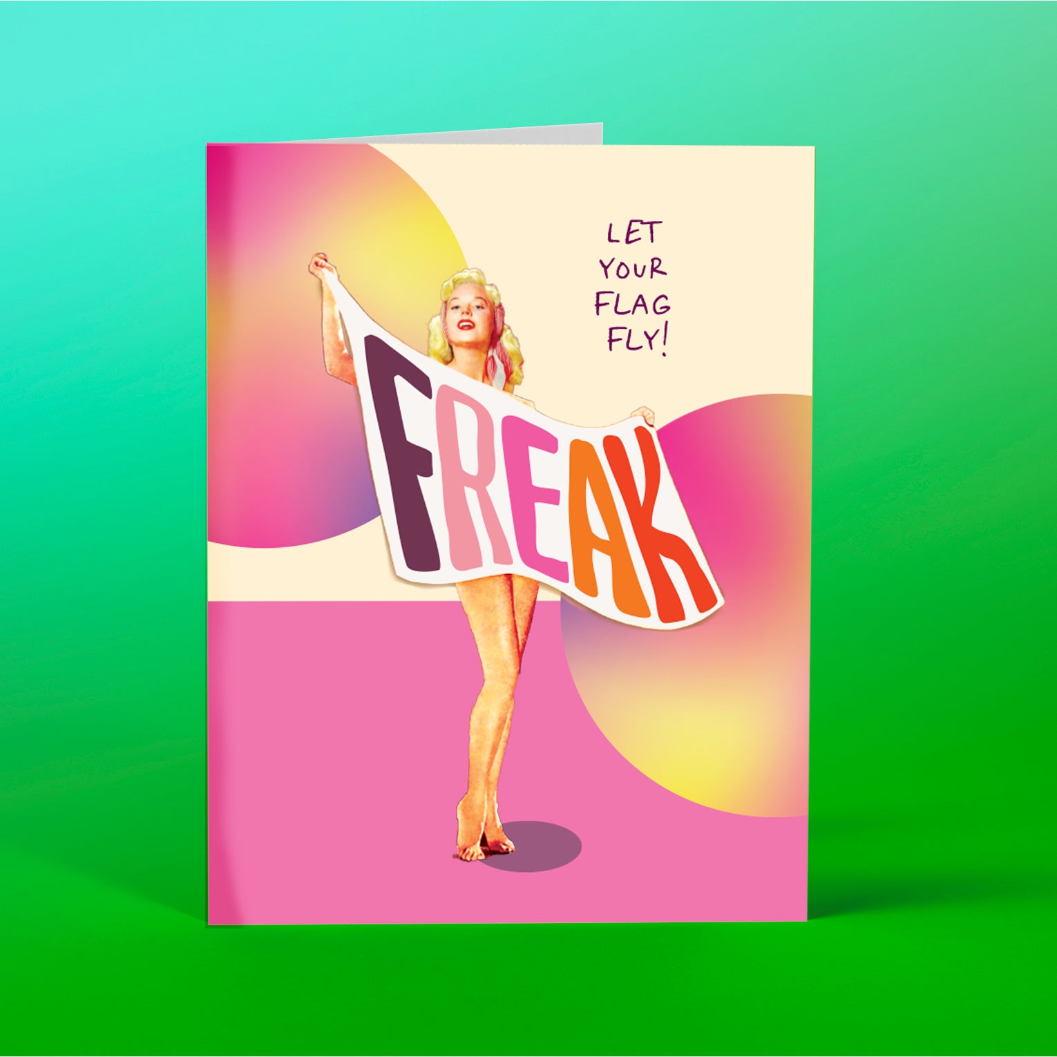 Freak Flag - Greeting Card - Mellow Monkey