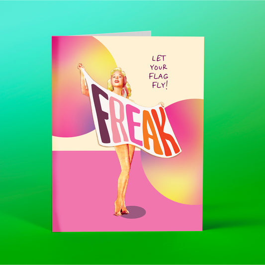 Freak Flag - Greeting Card - Mellow Monkey