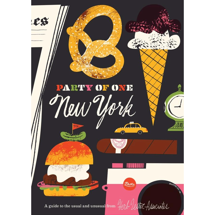 Party of One New York  - Pocket Paper Guide and Map - Mellow Monkey