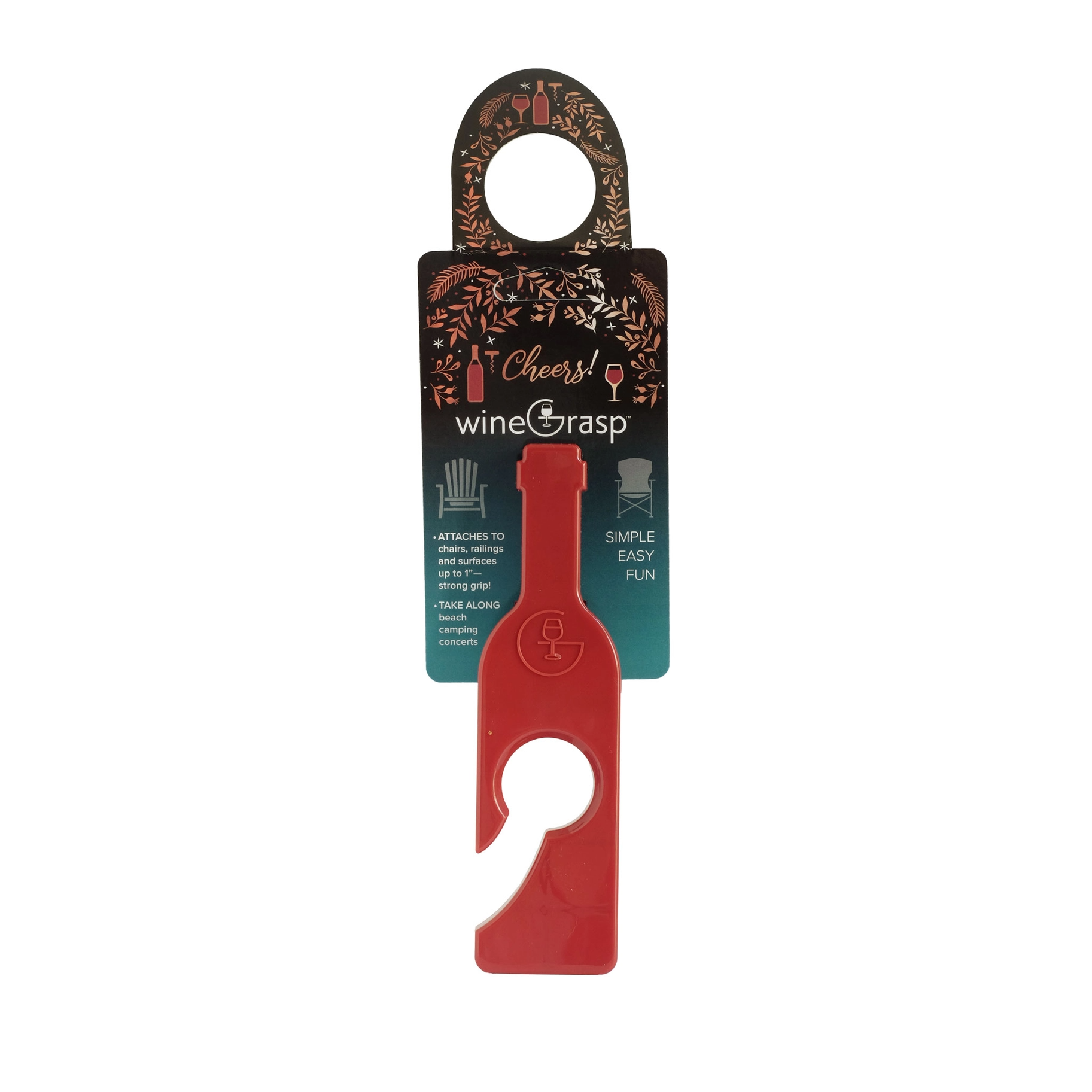 Cheers! Single WineGrasp™ Wine Glass Holder - Mellow Monkey