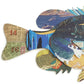 Framed Paper Collage Fish Wall Art - Mellow Monkey