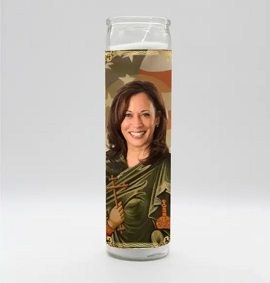 Kamala Prayer Candle - Unscented - 8-in - Mellow Monkey