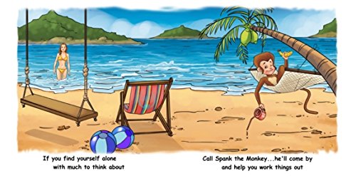 Spank The Monkey Lends A Hand - Reach Around Books - Hardcover - Mellow Monkey