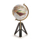 Around The World Decorative Vintage Globe on Wood and Metal Tripod - 22-in - Mellow Monkey
