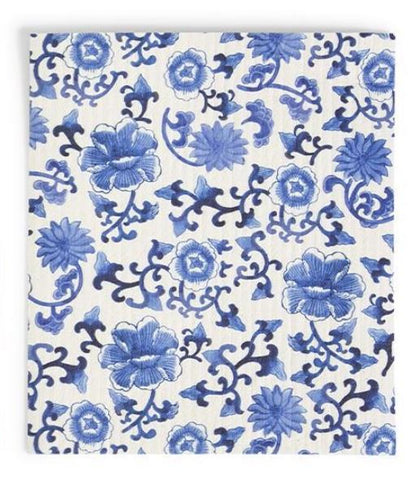 Blue Willow - Swedish Dishcloth - Mellow Monkey