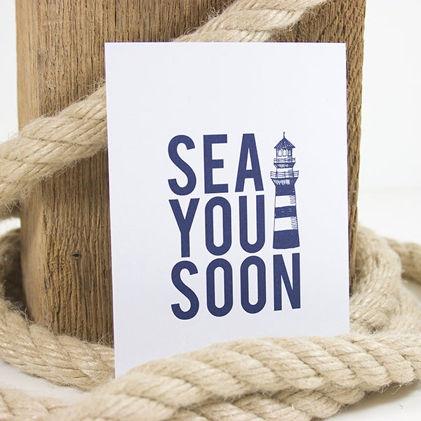 Sea You Soon - Postcard - Mellow Monkey
