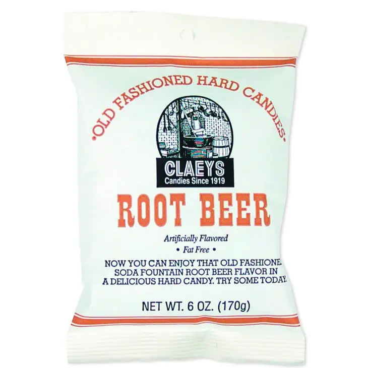 Nostalgic Old Fashioned Claey’s Root Beer Sanded Hard Candy - Mellow Monkey