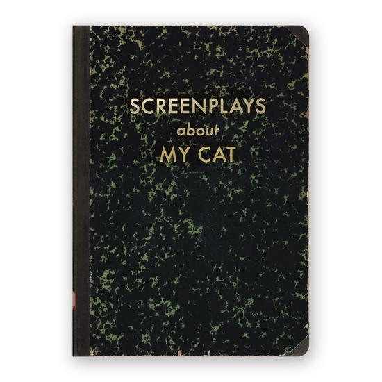 Screenplays About My Cats (Medium: 7-in x 5-in) - Blank Journal - Mellow Monkey