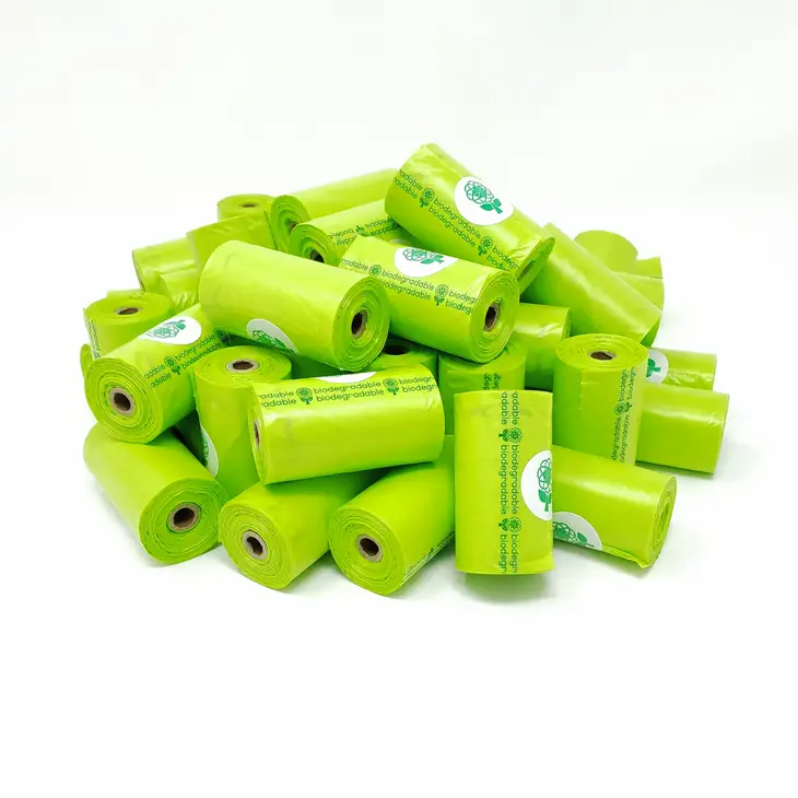 GreenLine Biodegradable Poop Bags - Roll of 12 - Mellow Monkey