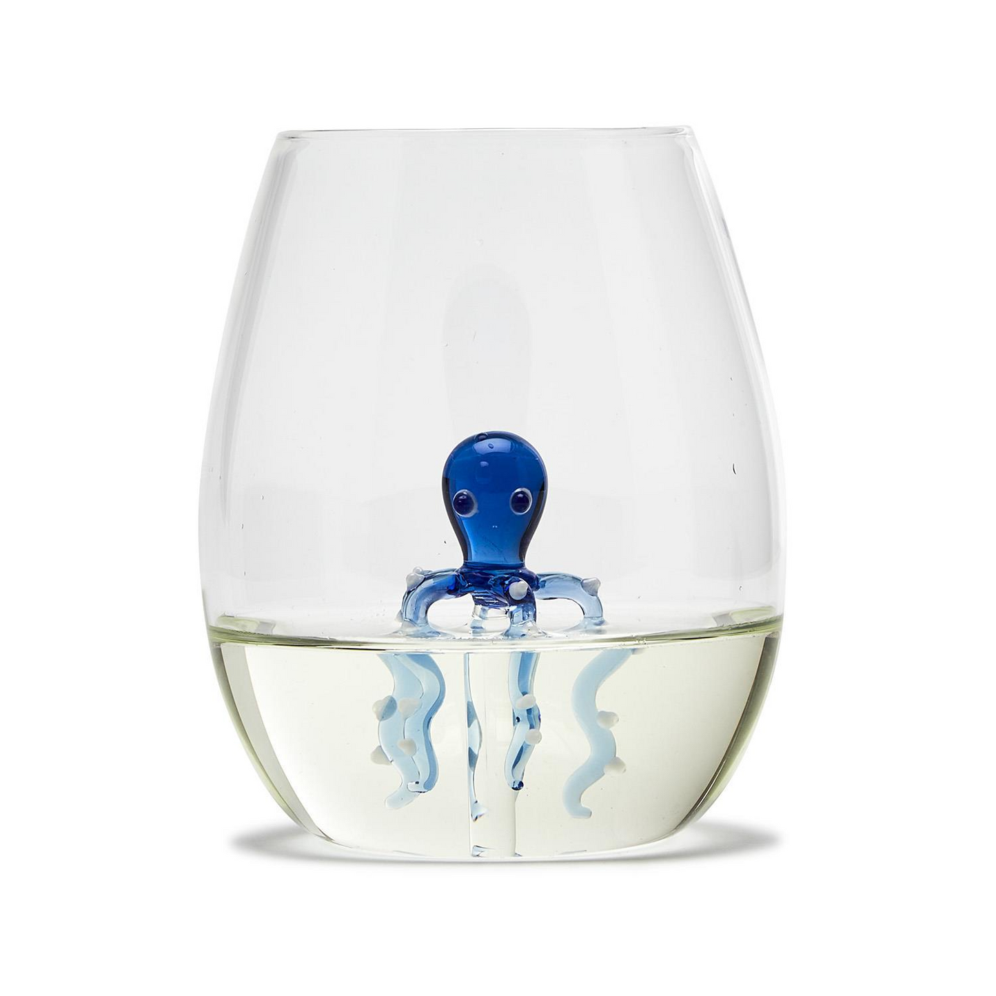 Octopus Stemless Wine Glass - 20-oz. - Mellow Monkey