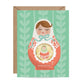 Nesting Doll - Scratch-Off Congratulations New Baby New Parent Greeting Card - Mellow Monkey