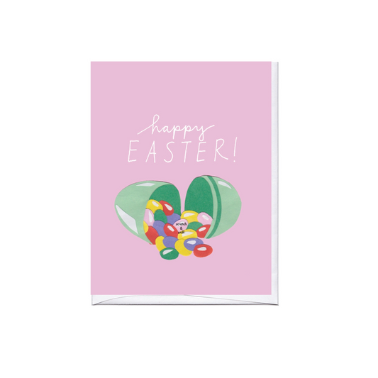 Scratch & Sniff Jelly Beans - Easter Card - Mellow Monkey