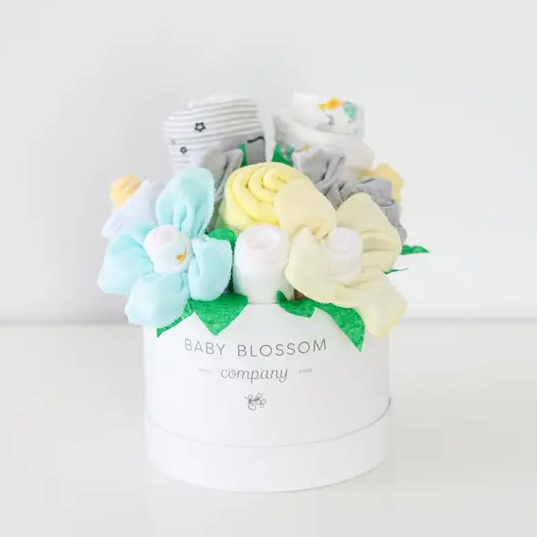 Baby Gift Set Flower Bouquet - Baby Animals - Mellow Monkey