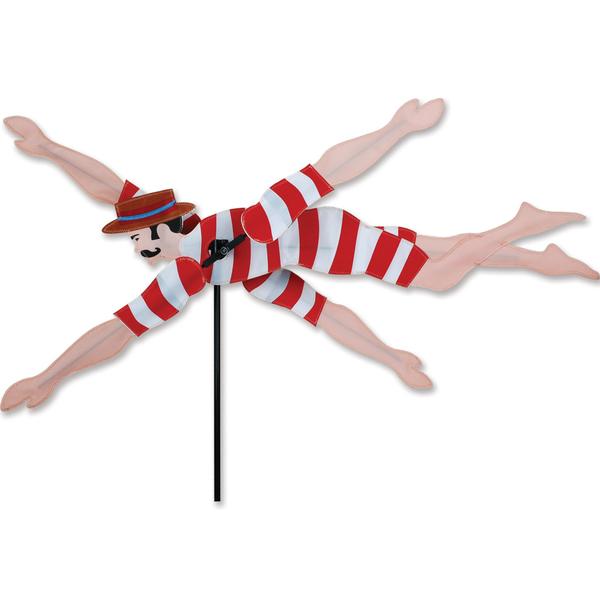 Whirligig Traditional American Wind Decoration - Victorian Swimmer- 28-in - Mellow Monkey