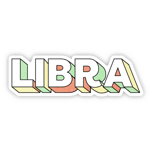 Libra - Vinyl Decal Sticker - Mellow Monkey