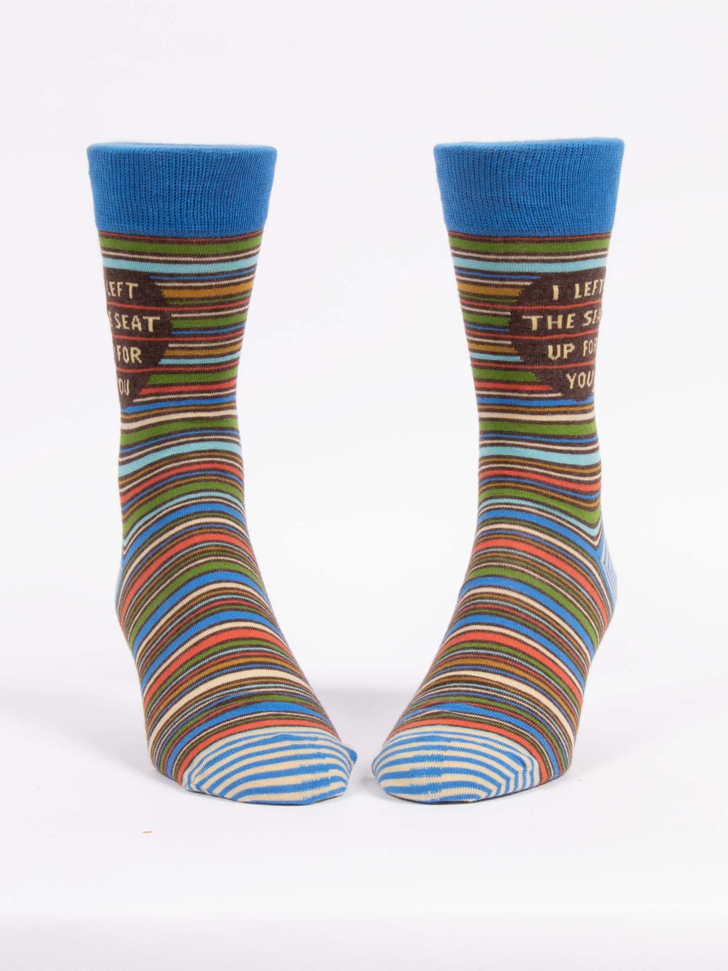 I Left The Seat Up For You - Men's Crew Socks - Mellow Monkey