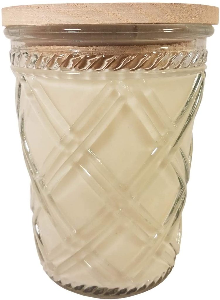 Snowflakes At Midnight - Swan Creek Timeless Crystal Jar 100% Soy Candle 12-oz - Mellow Monkey