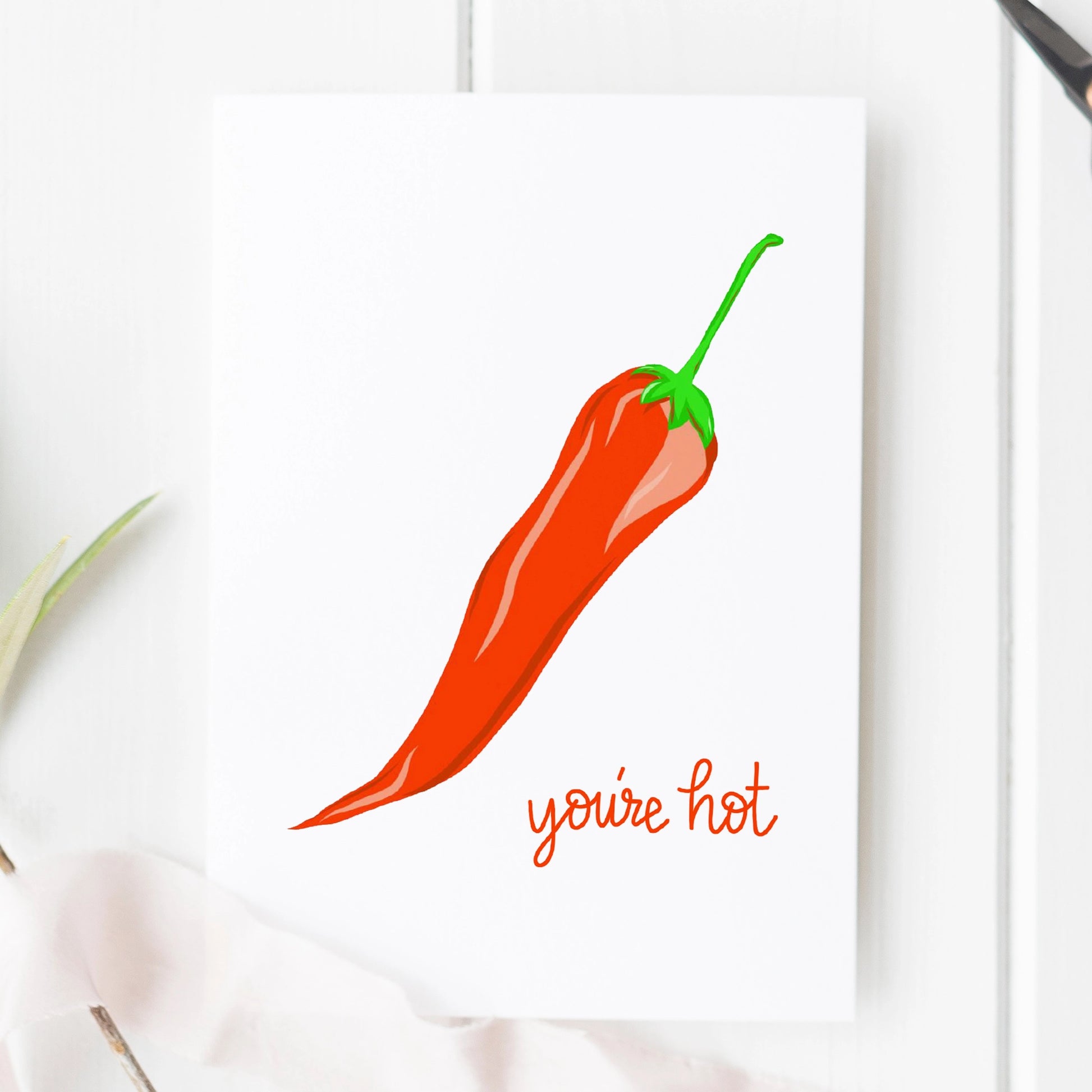 You're Hot Pepper Card - Mellow Monkey