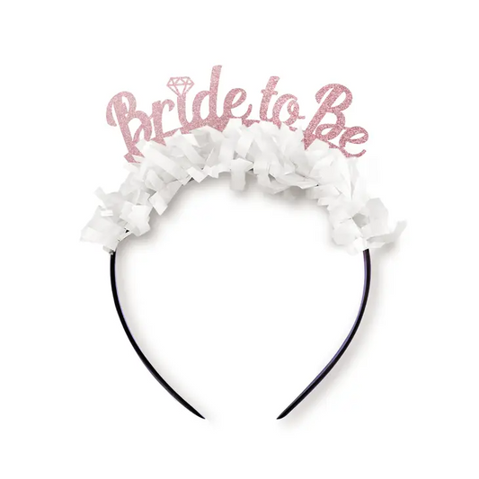 Bride To Be - Rose Gold And White Crown - Mellow Monkey