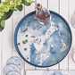Cape Cod and Islands Map Art Decorative Serving Tray - 15-in Diameter - Mellow Monkey