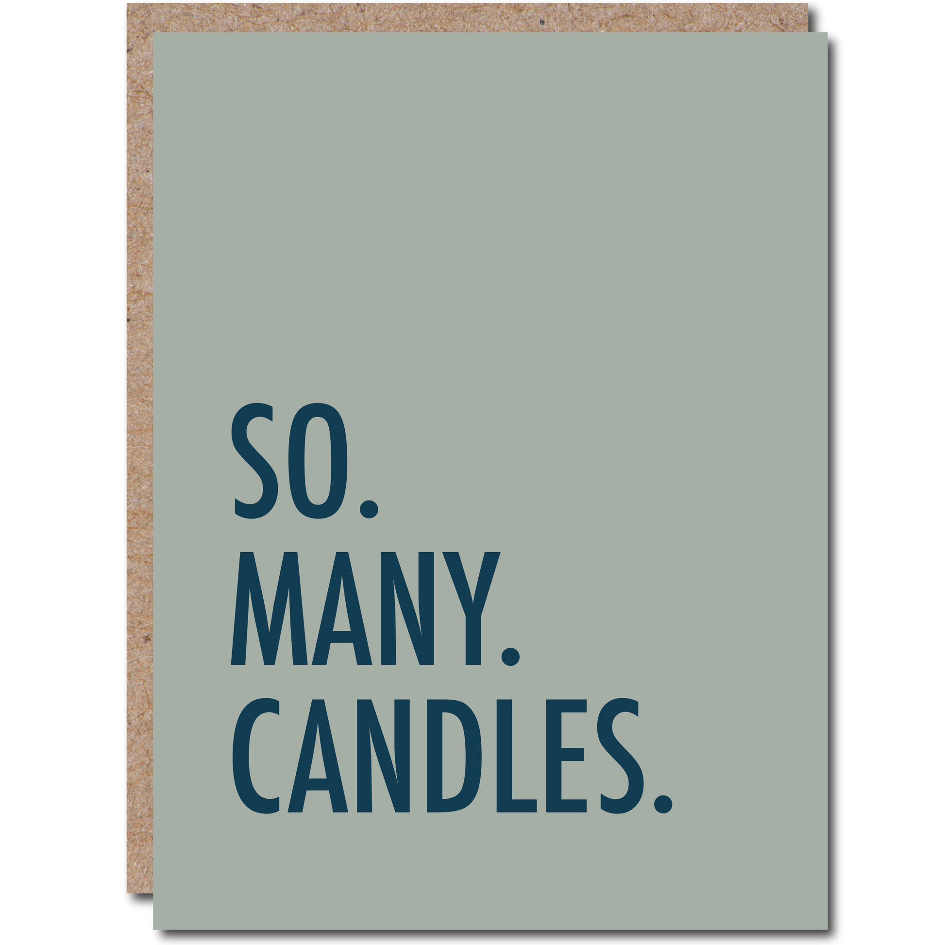 So. Many. Candles. - Birthday Greeting Card - Mellow Monkey