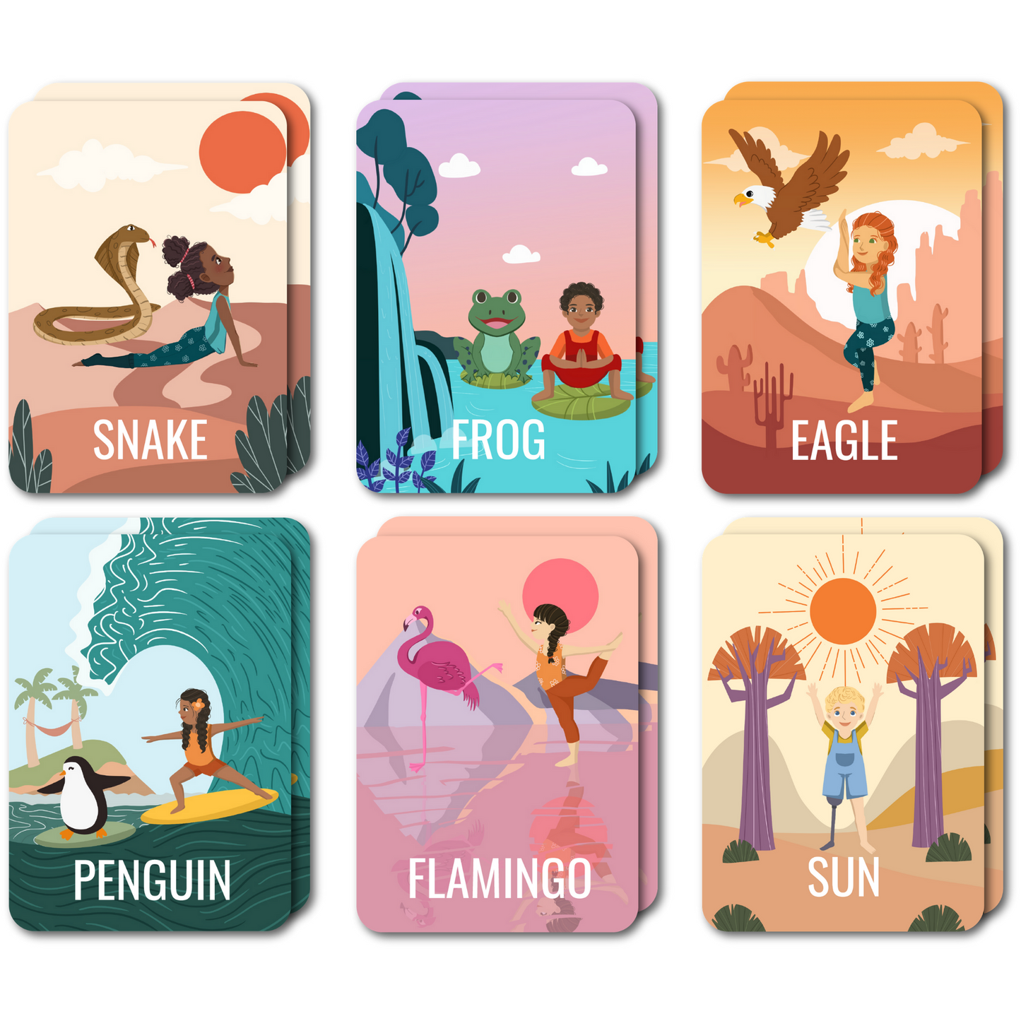 IMYOGI - Yoga Cards For Kids - Mellow Monkey