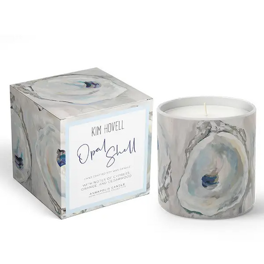 Opal Shell Candle - 8 oz. - Mellow Monkey