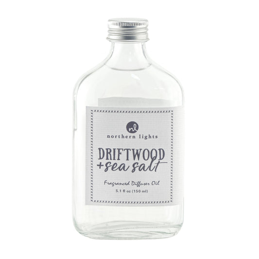 Windward - Driftwood and Sea Salt - Fragranced Diffuser Oil REFILL - 6-oz - Mellow Monkey
