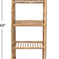 5-Tier Bamboo Bookcase Shelf Unit - 63-in - Mellow Monkey