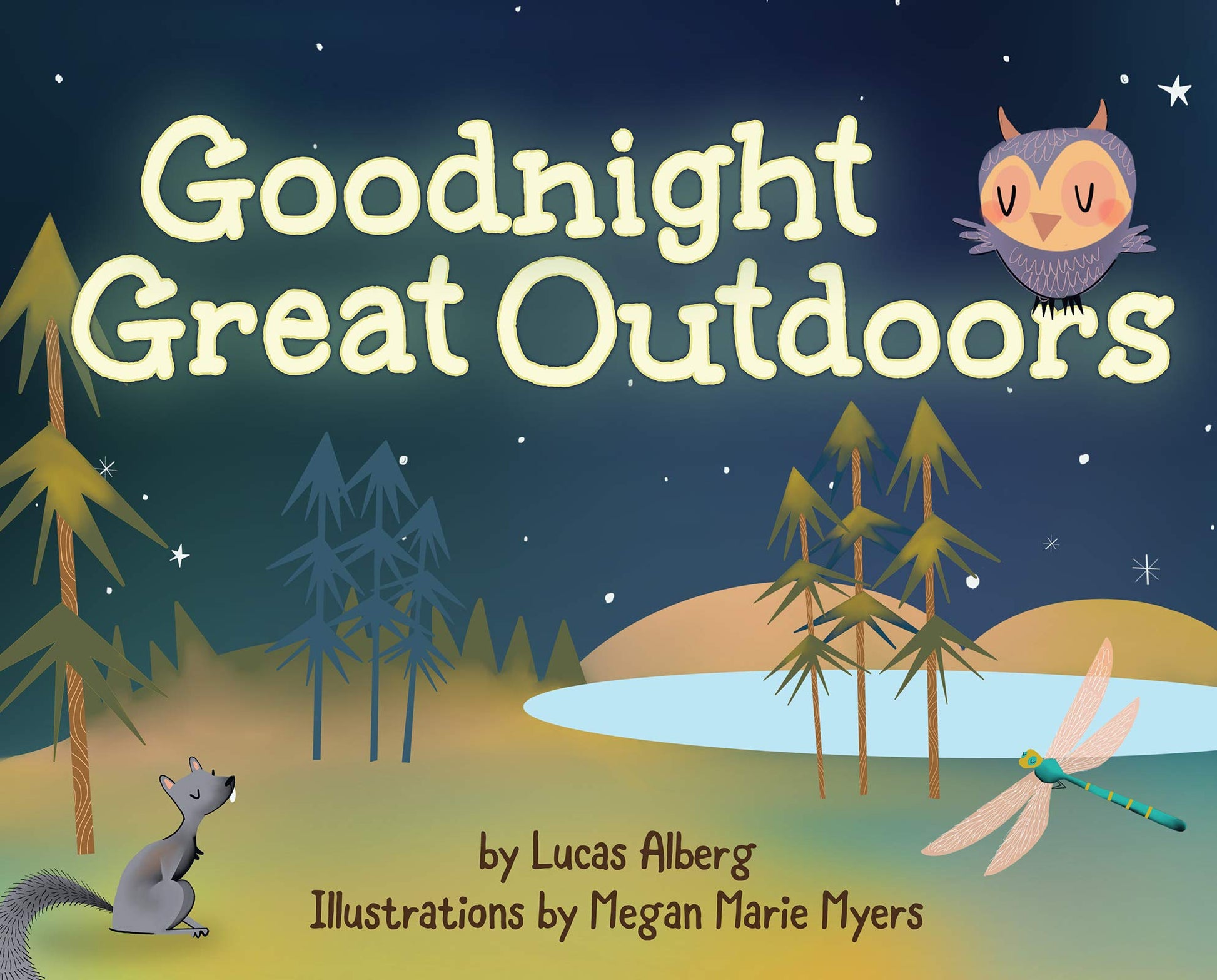 Goodnight Great Outdoors - Hardcover (Lucas Alberg, Megan Marie Myers) - Mellow Monkey