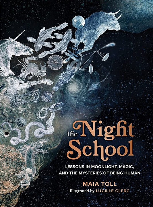 The Night School: Lessons in Magic, Moonlight & The Mysteries of Being Human - Card Deck - Mellow Monkey