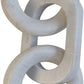 Marble Chain Decorative Décor - White - 11-in - Mellow Monkey