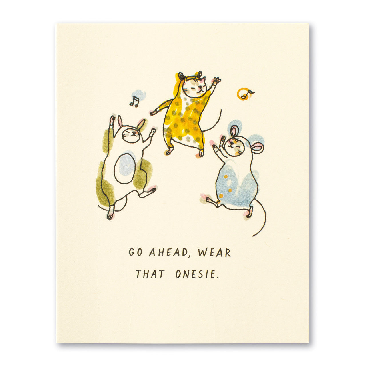 Love Muchly Greeting Card - Birthday - Go Ahead, Wear That Onesie. - Mellow Monkey