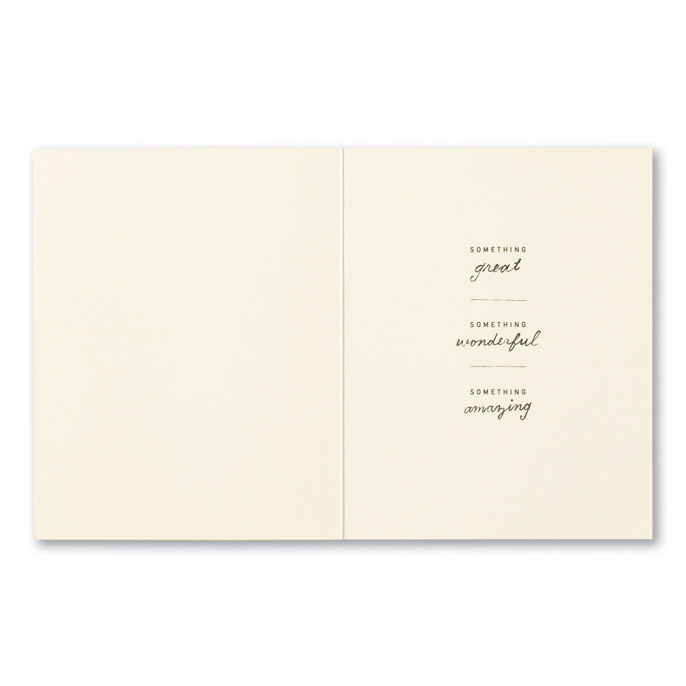 Love Muchly Greeting Card Encouragement You're Really Something