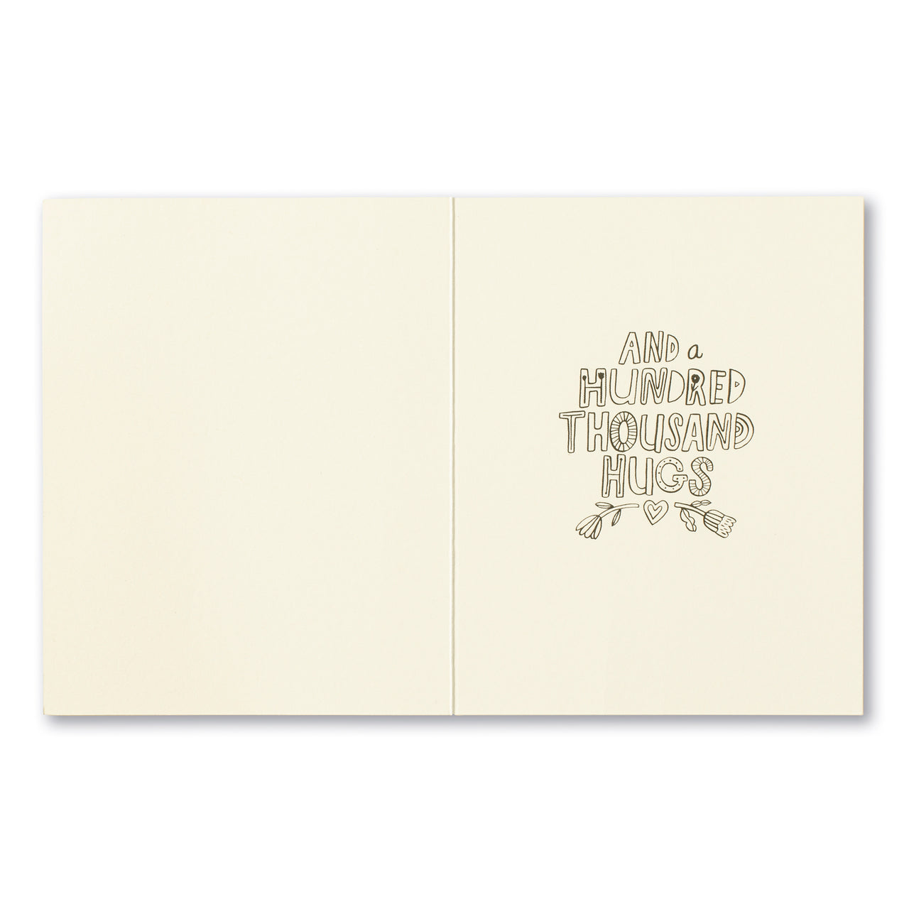 Compendium Love Muchly Thank Your Greeting Card - A Million Billion Thank Yous - Mellow Monkey