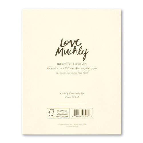Love Muchly Greeting Card - Thank You - Could There Be A More Thoughtful Person Than You? - Mellow Monkey