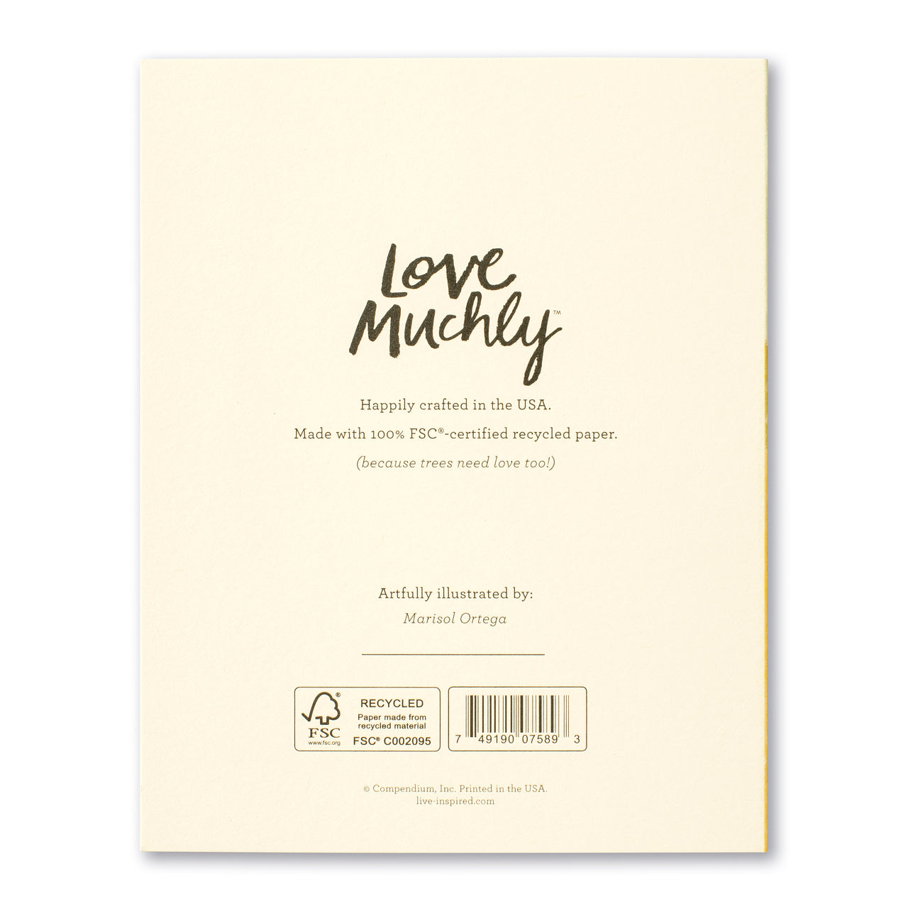 Love Muchly Greeting Card - Thank You - I'm So Happy Now! - Mellow Monkey