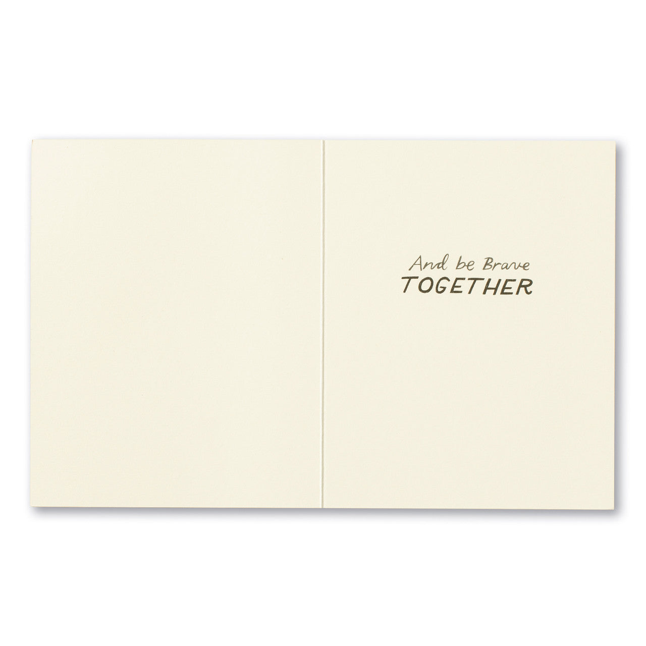 Love Muchly Greeting Card - Encouragement - Let's Hold Hands. - Mellow Monkey