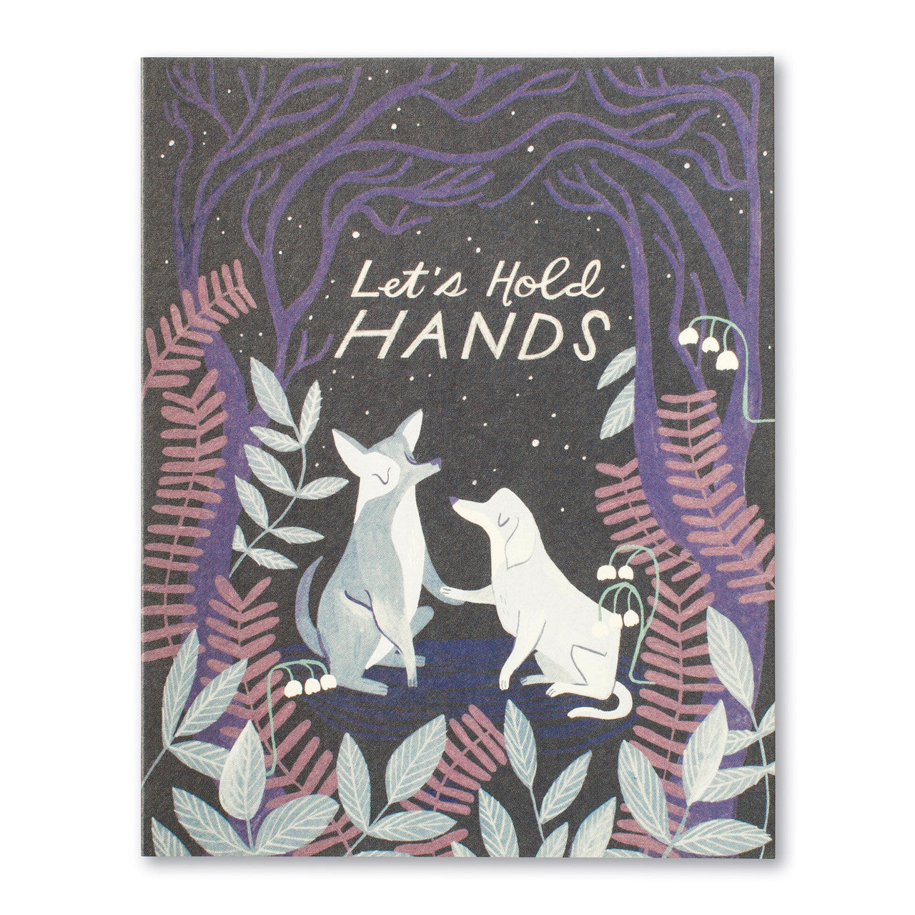 Love Muchly Greeting Card - Encouragement - Let's Hold Hands. - Mellow Monkey